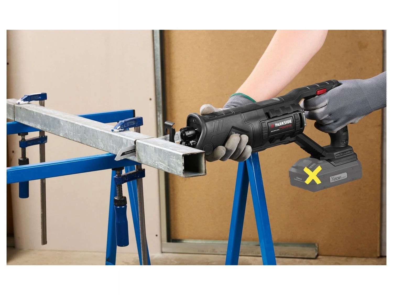 PARKSDIE PERFORMANCE Piła szablasta PSSAP akumulatorowa lisica BRZESZCZOTY Rodzaj akumulatorowa