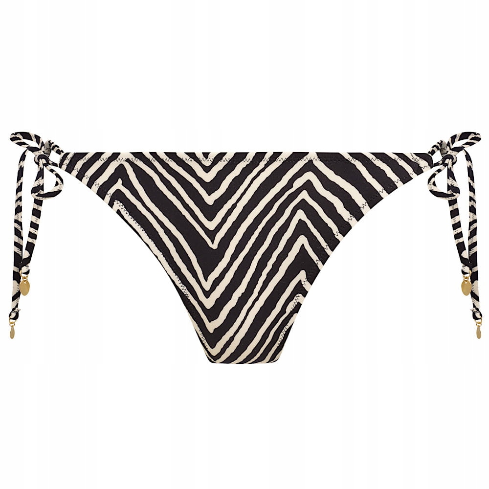 Freya Swim Fiji Falls černá, šněrovací kalhotky 34 8 Xs