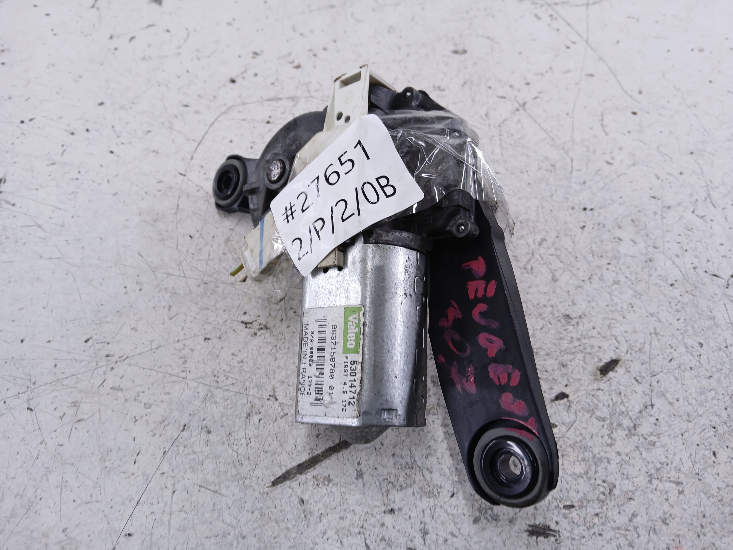 CITROEN C2 C3 I törlö far 9637158780