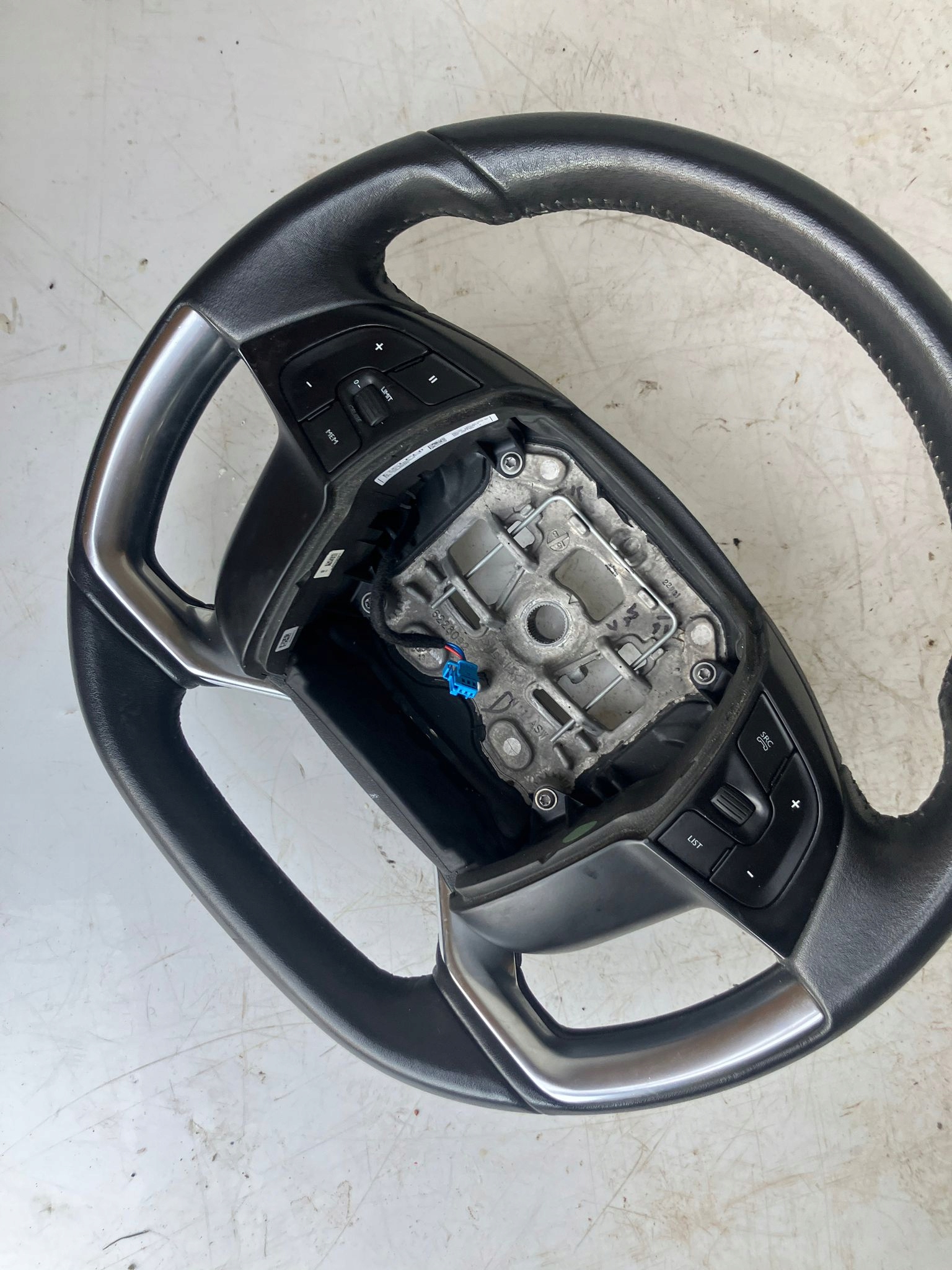 lenkrad Leder MULTIFUNKCJA CHROM CITROEN C4 PICASSO II 98096592ZD #25