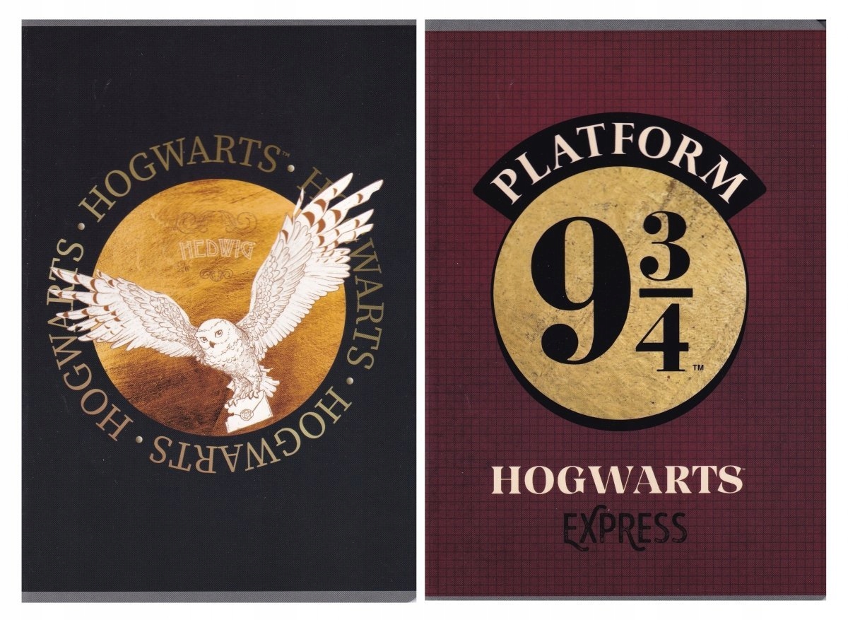 

2x A5 60 kartek w linię Harry Potter
