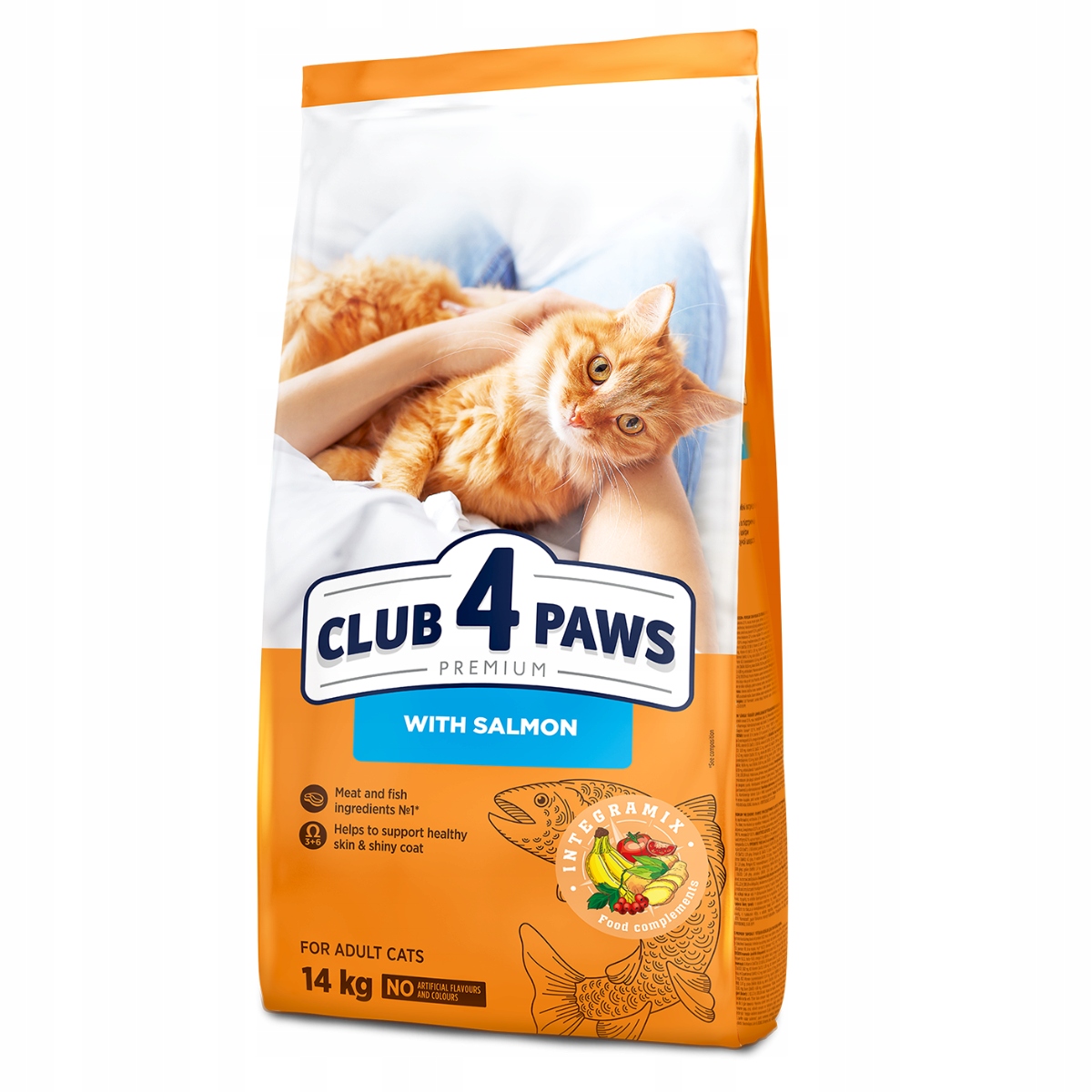 Levně Club 4 Paws Premium suché krmivo pro kočky losos 14 kg