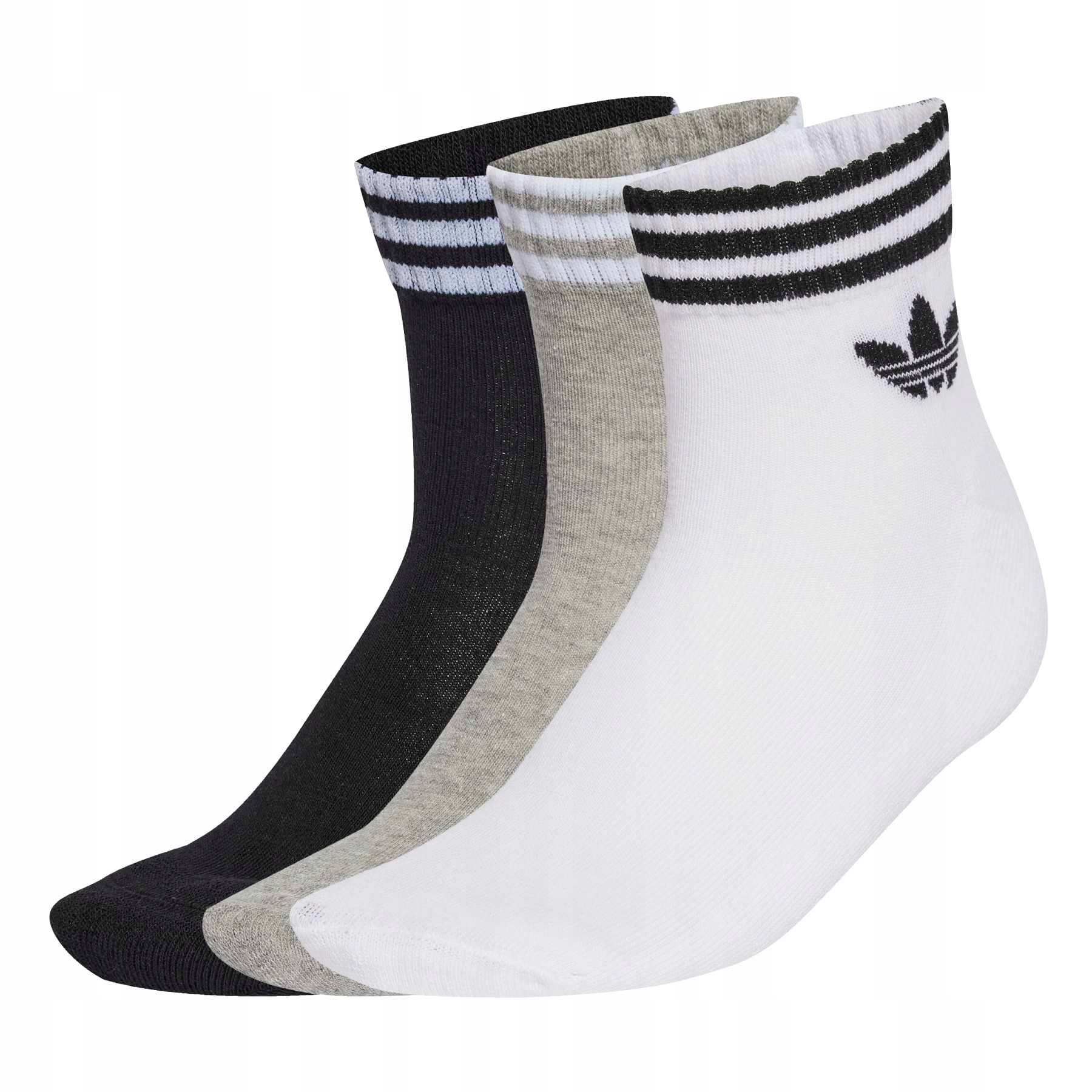 Ponožky unisex adidas 3-STRIPES 3-PACK vícebarevné JV7437 vel. 43-45