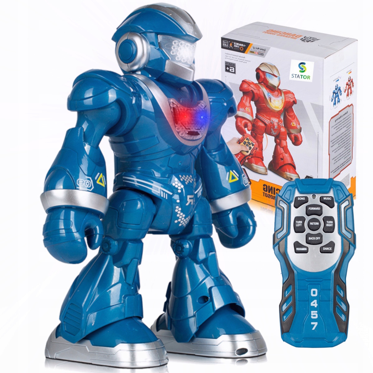 DUŻY ZDALNIE STEROWANY ROBOT Pilot R/C do programowania CHODZI TAŃCZY LED Nazwa Robot Zdalnie Zterowany