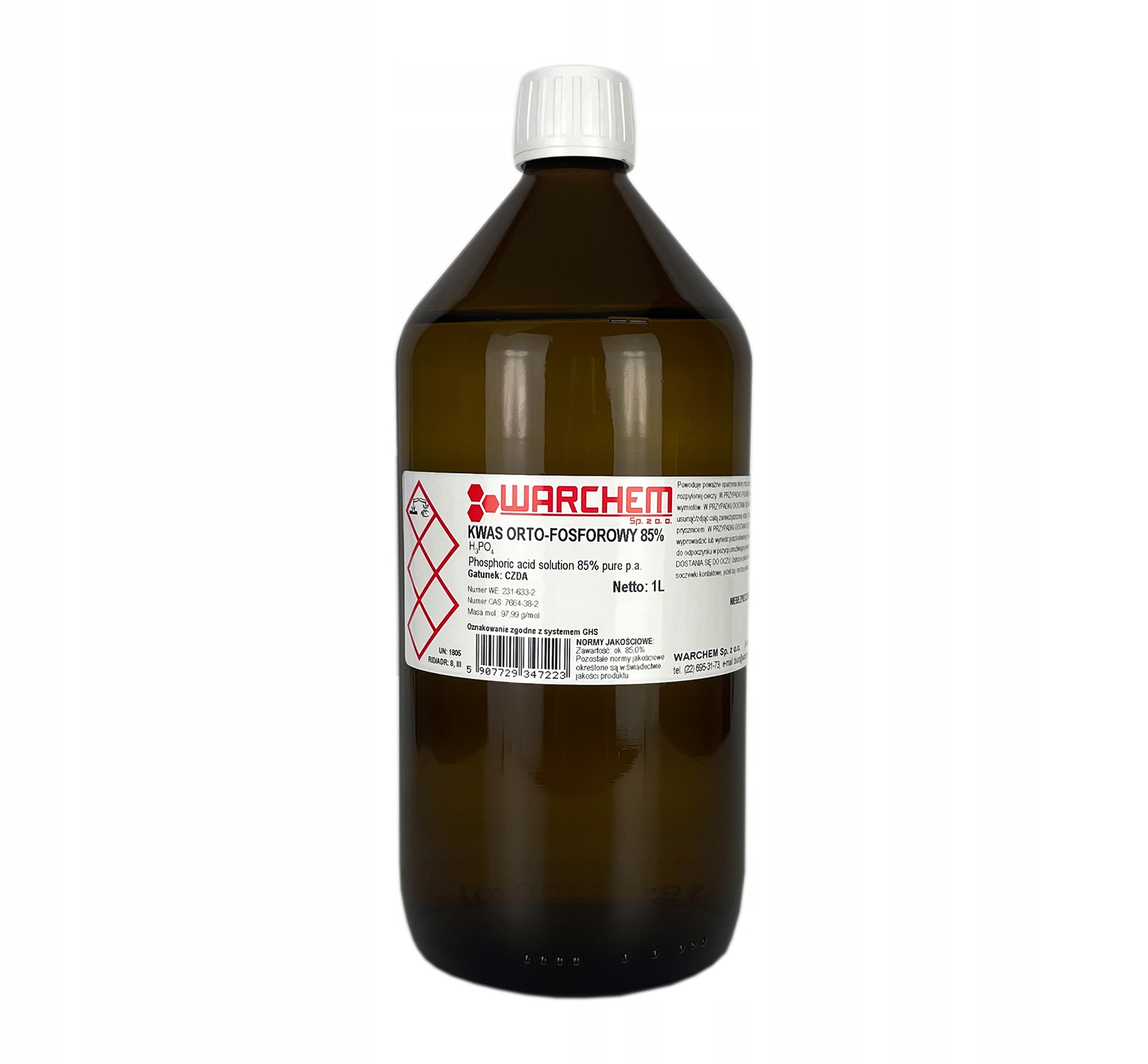 

Kwas Orto-fosforowy 85% Czda 1L