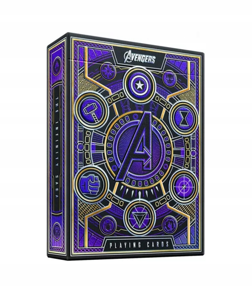 Karty do gry Avengers Infinity Saga theory11 niebieskie premium