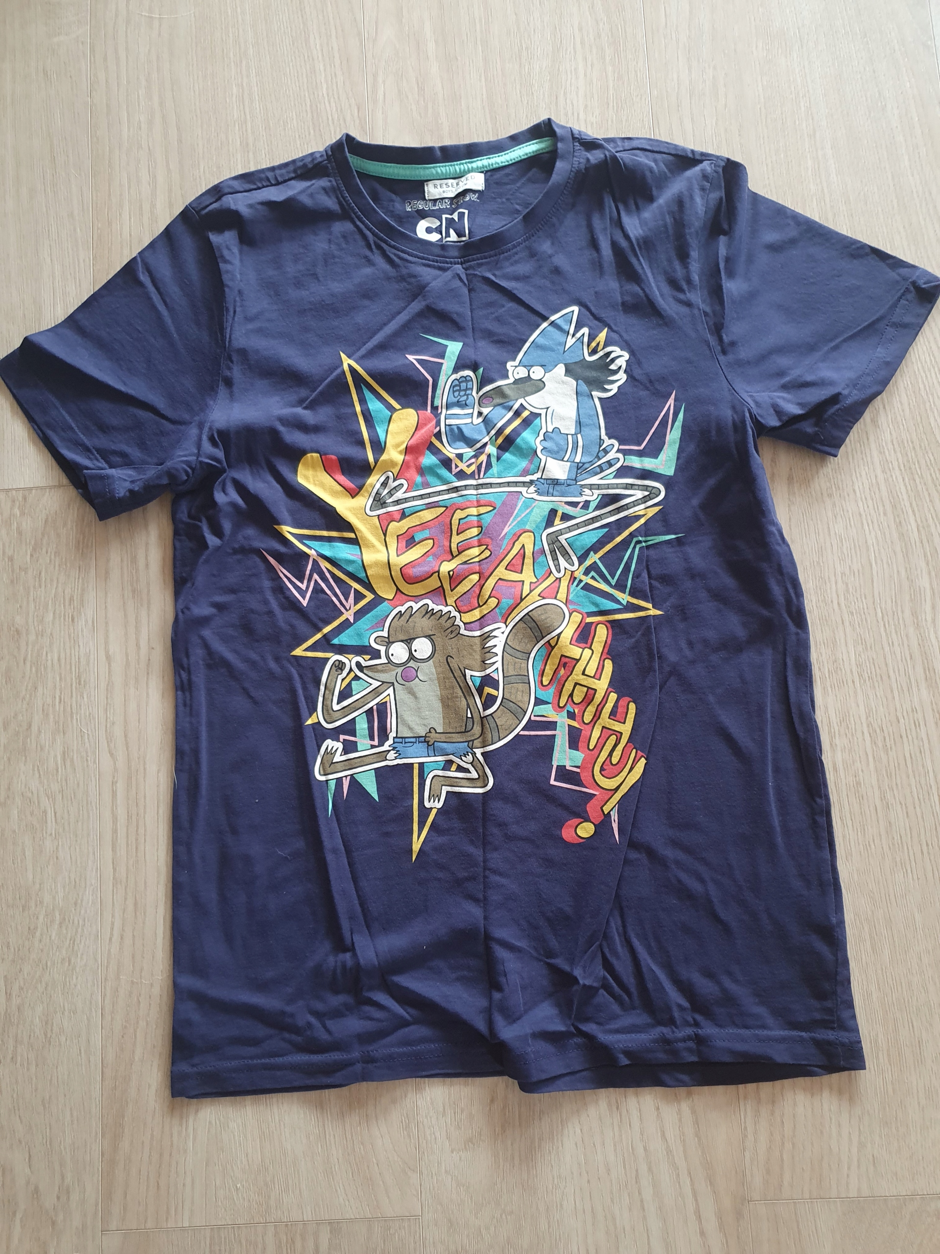 T-SHIRT RESERVED 170 REGULAR SHOW ZWYCZAJNY SERIAL