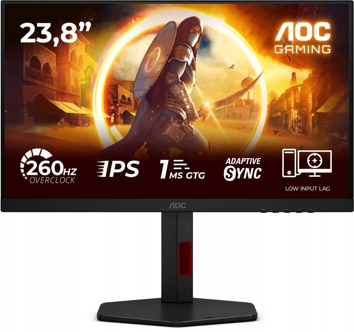 Led Monitor Aoc 24G4ZR 23,8" 1920 x 1080 px Ips Pls