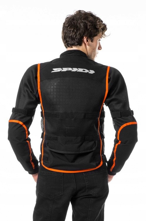 ZBROJA SPIDI MULTITECH ARMOR EVO ORANGE r. S Materiał tekstylia