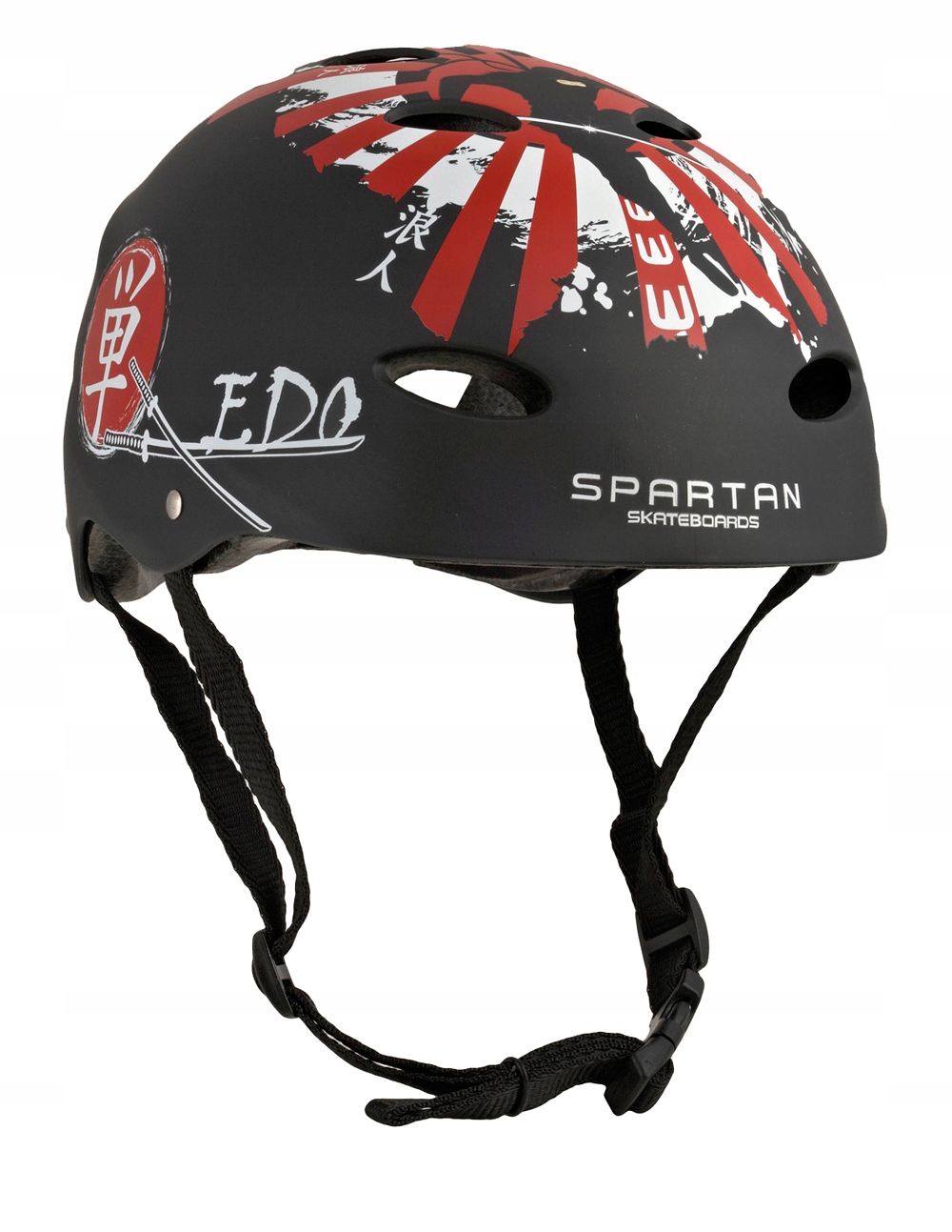 Kask Skateboardowy Rower Hulajnoga Rolki SPARTAN Samurai M
