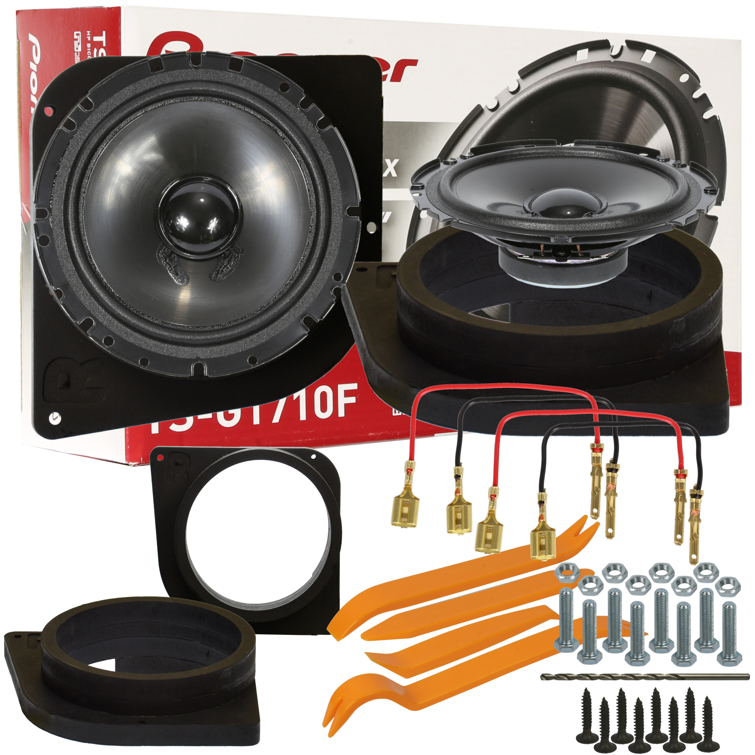 PIONEER GŁOŚNIKI BASOWE PEUGEOT 307 PRZÓD