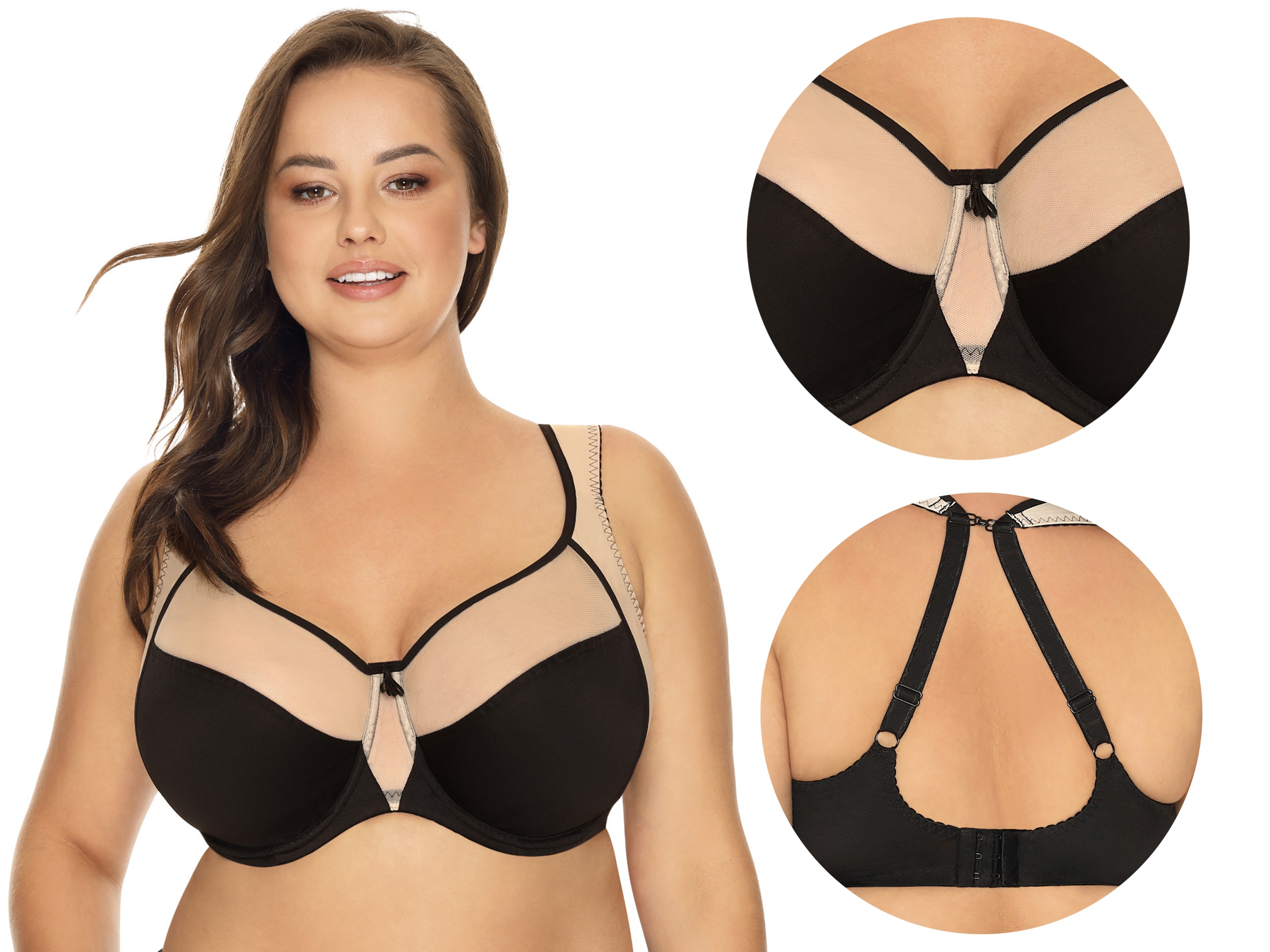 

Miękki biustonosz Gaia 1016 Madison Maxi, 75K