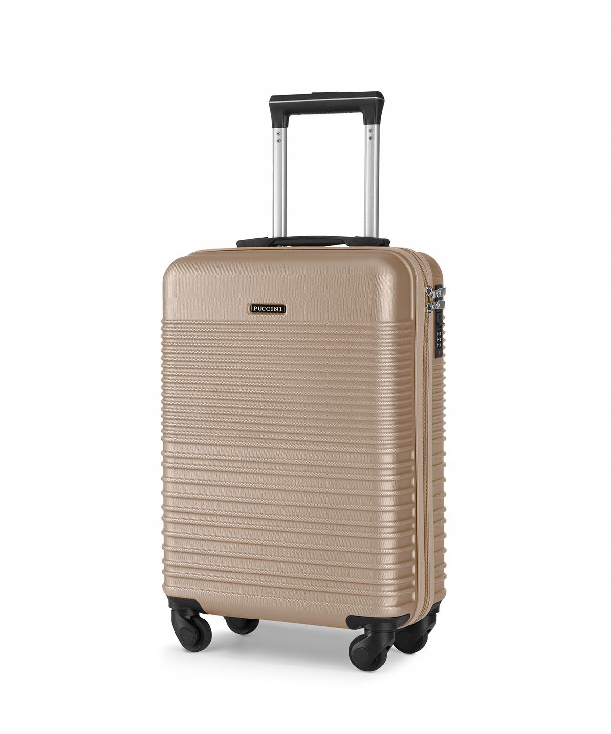 Puccini Walizka twarda kabinowa Abs ABS028C-6C 30 l/ złota