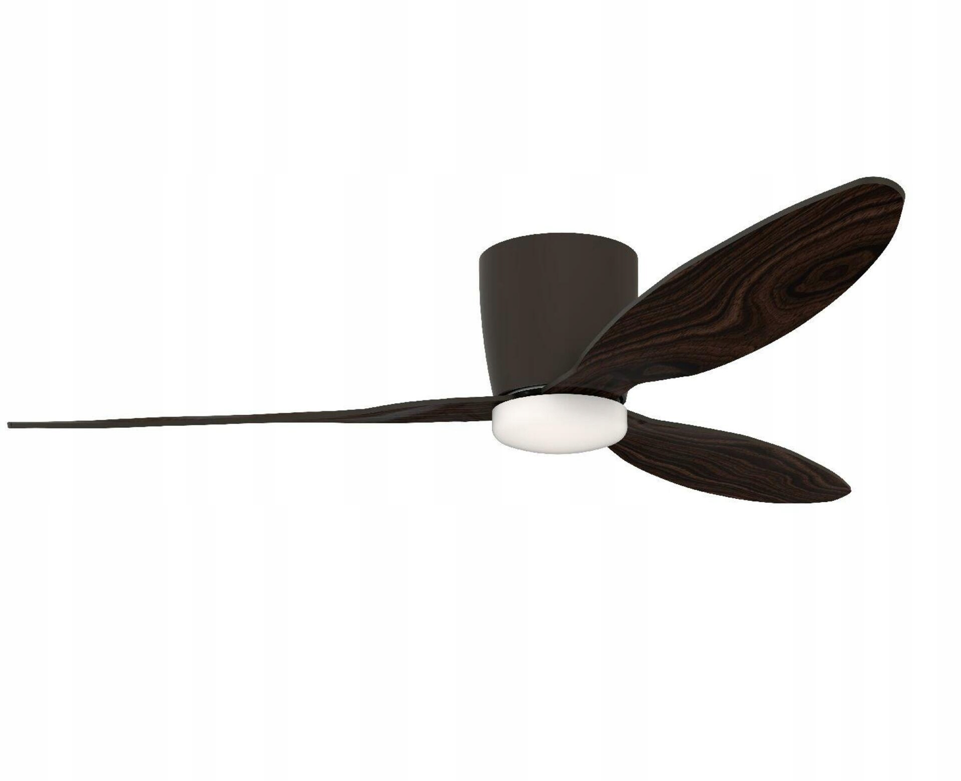 Azzardo AZ4449 stropní ventilátor se světlem Veneti Bronze/walnut