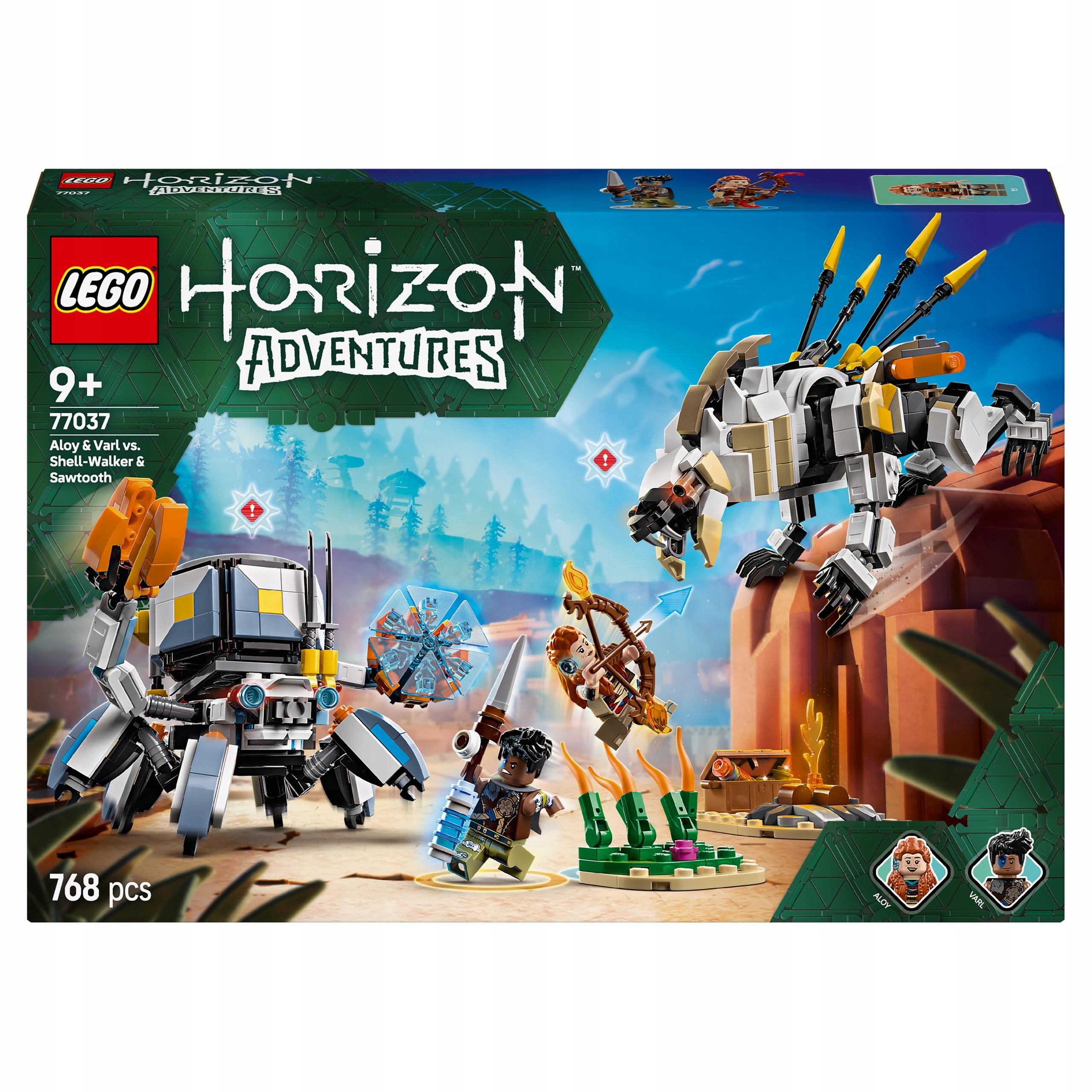 Lego Horizon Adventures 77037 Aloy a Varl versus Krabołaz a Piłoąb