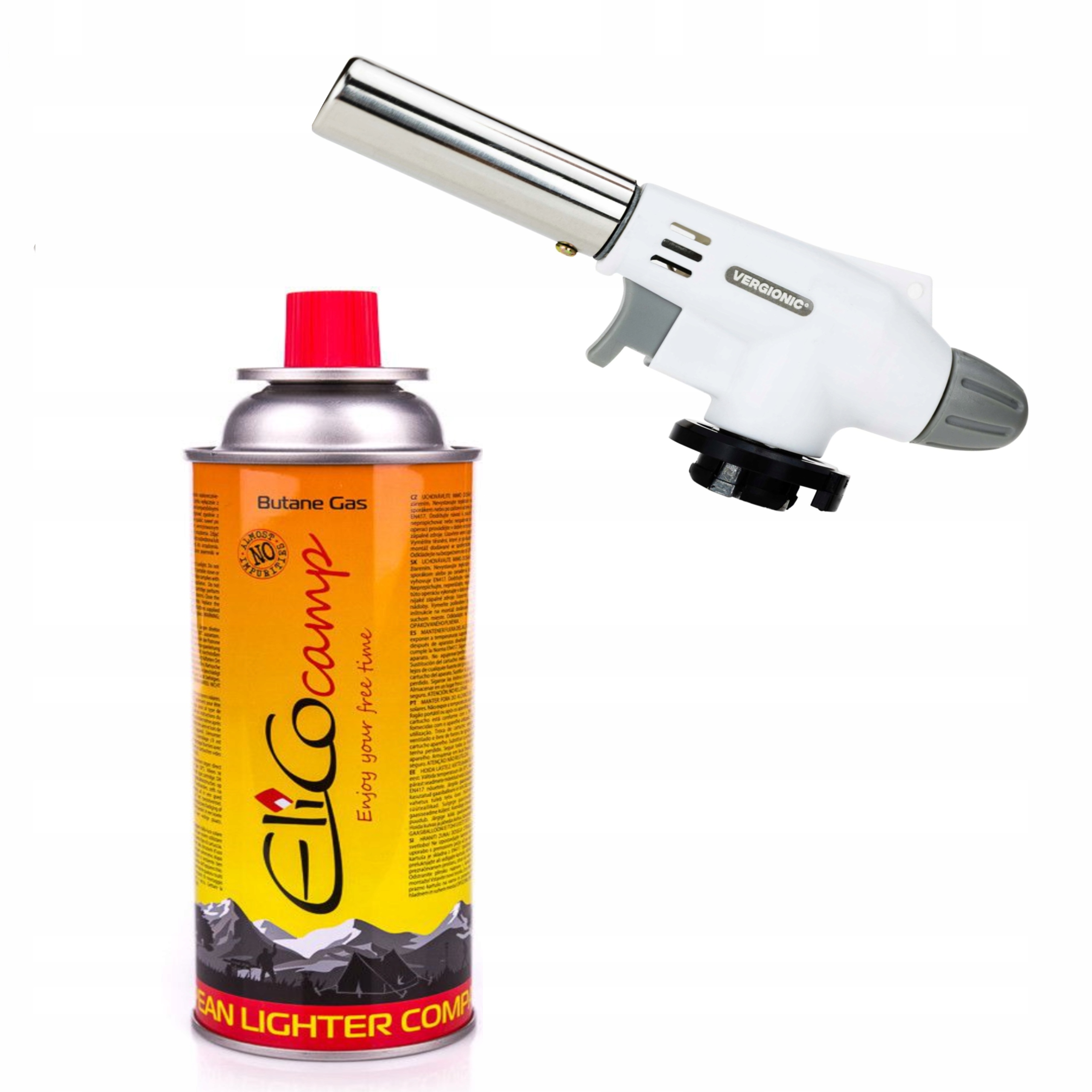 PALNIK GAZOWY KARTUSZ CERAMICZNY LUTLAMPA+5 GAZÓW Moc 1 W