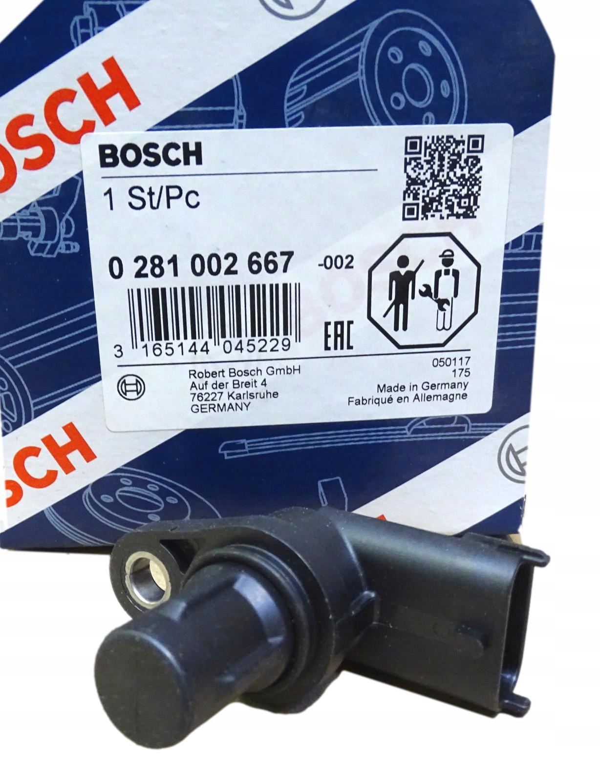 BOSCH 0281002667 CZUJNIK POŁOŻENIA WAŁKA ROZRZĄDU 0 281 002 667 za 108 ...