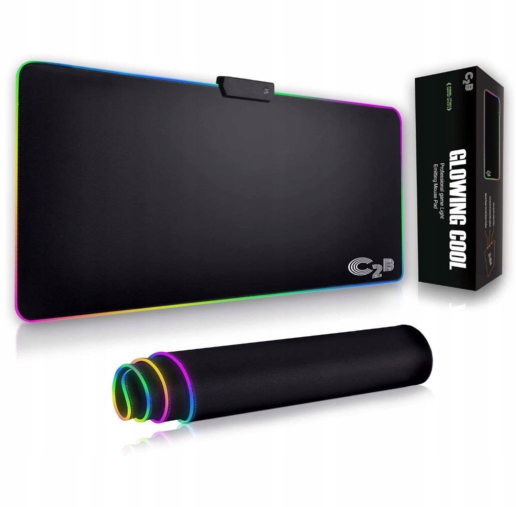 Herní podložka Led Pod Myš Xxl 80x30 cm