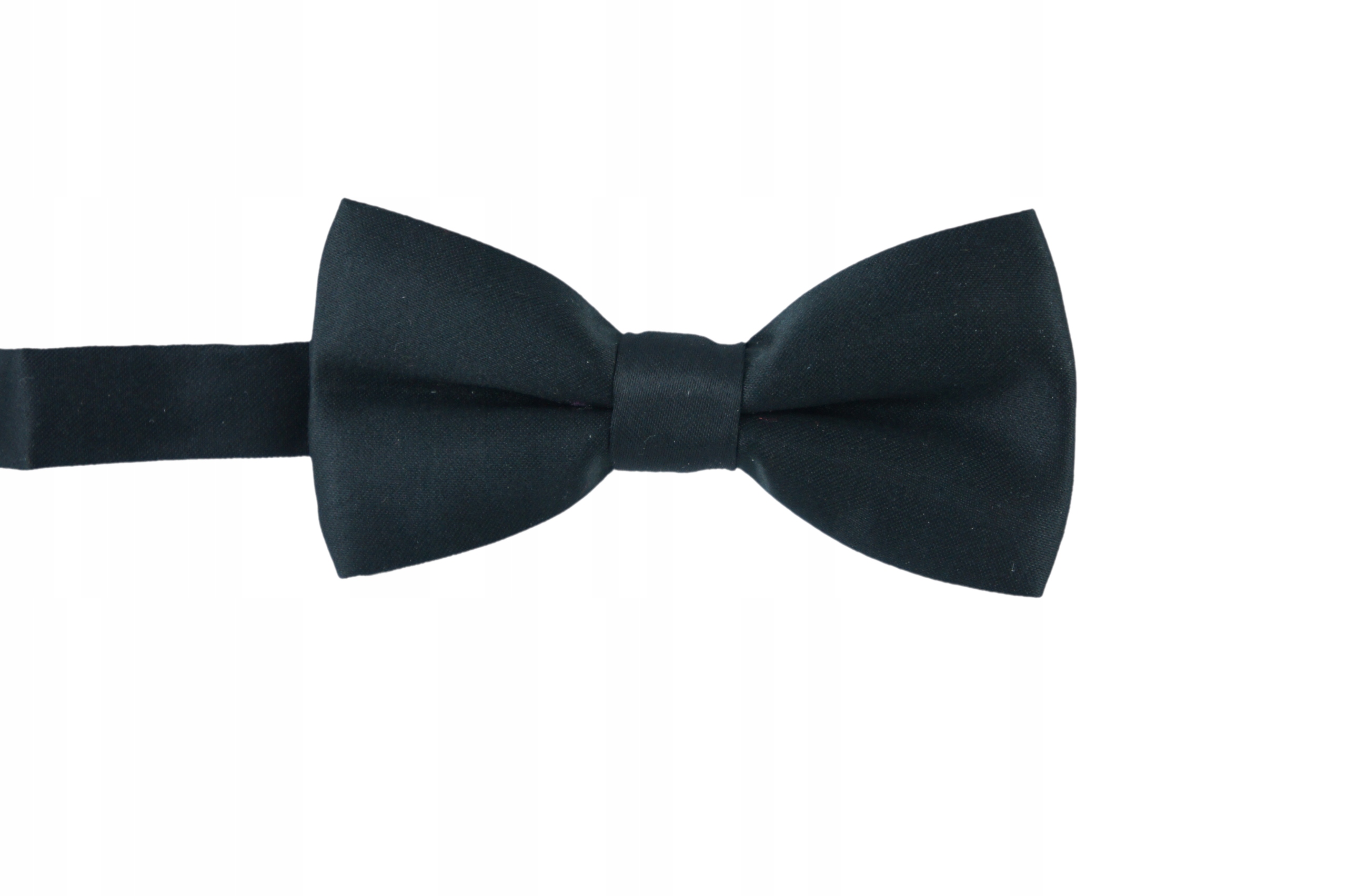 

Muszka dziecięca gładka Półmat Czarna