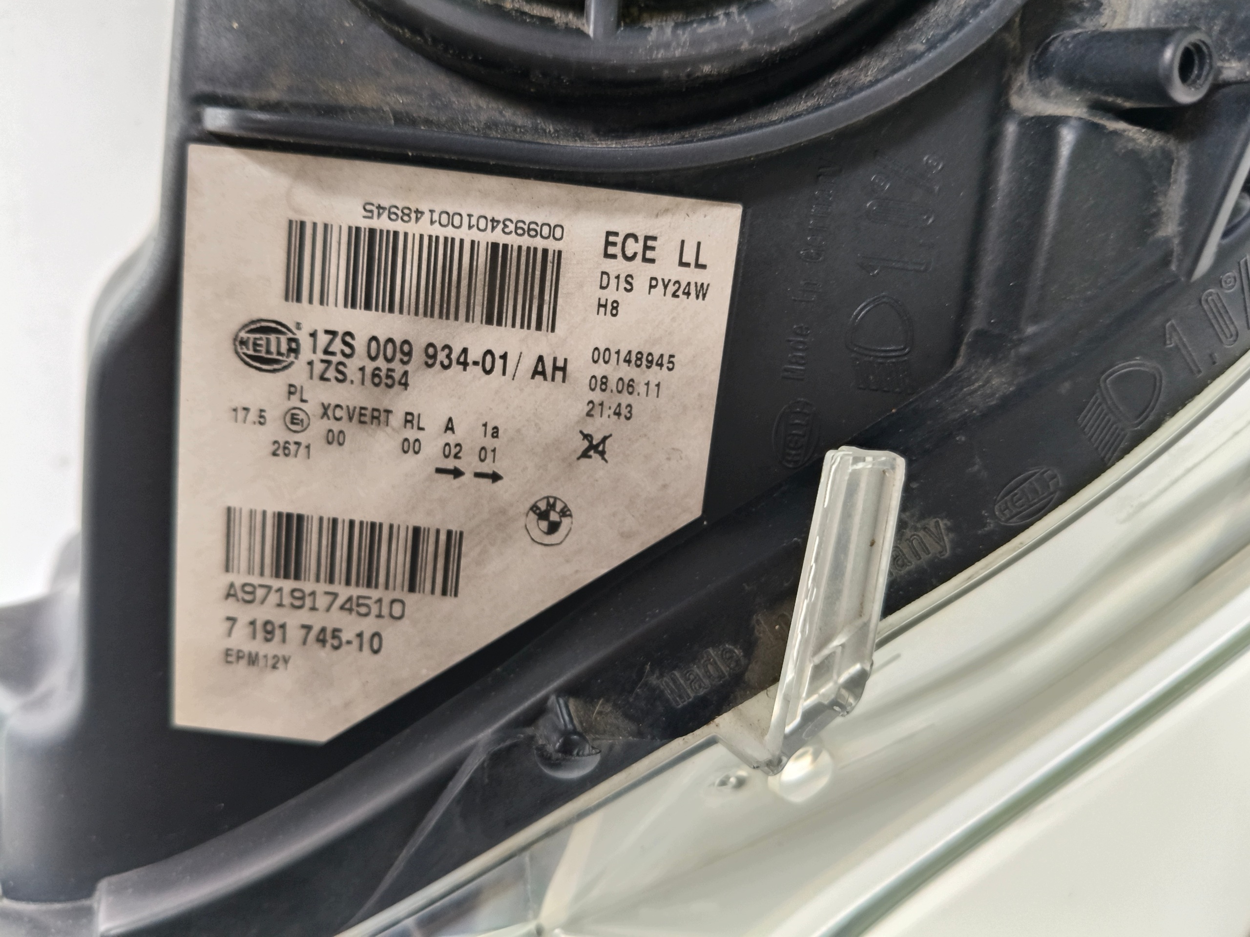light left REFLEKTOR BMW Z4 E89 09-13 XENON positioning