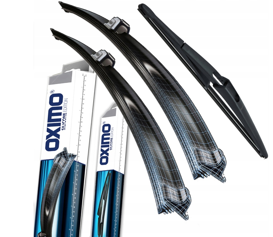 Wycieraczki Przód+tył Fiat Grande Punto 2005-2011