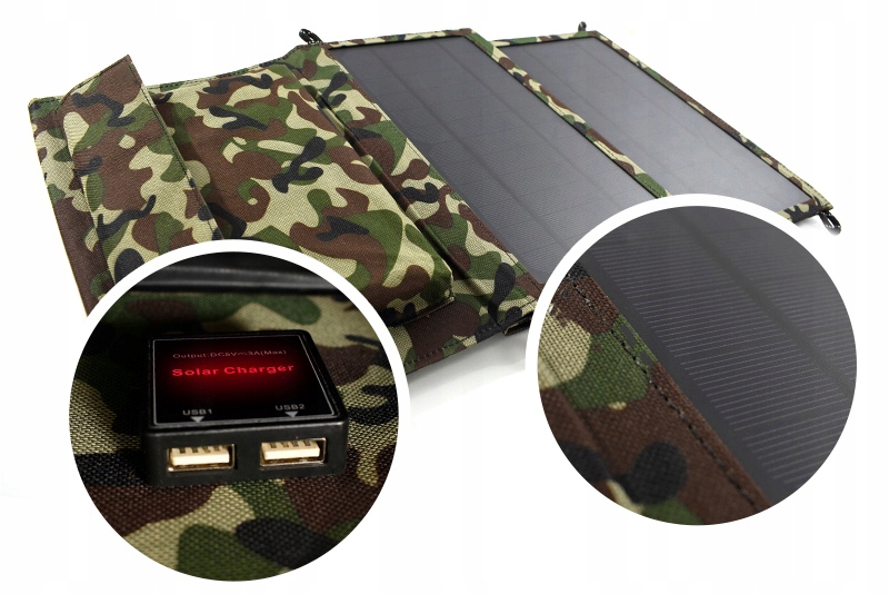 ŁADOWARKA MATA SOLARNA PANEL SŁONECZNY 20W 2 USB Rodzaj ładowarka solarna
