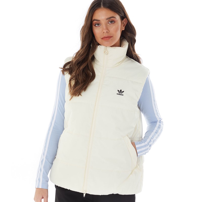 Adidas Ecru Péřová Vesta S Logem HZ4129 (40)
