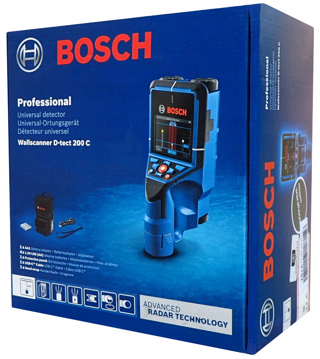 

Bosch D-tect 200 C Wykrywacz rur przewodów drewna