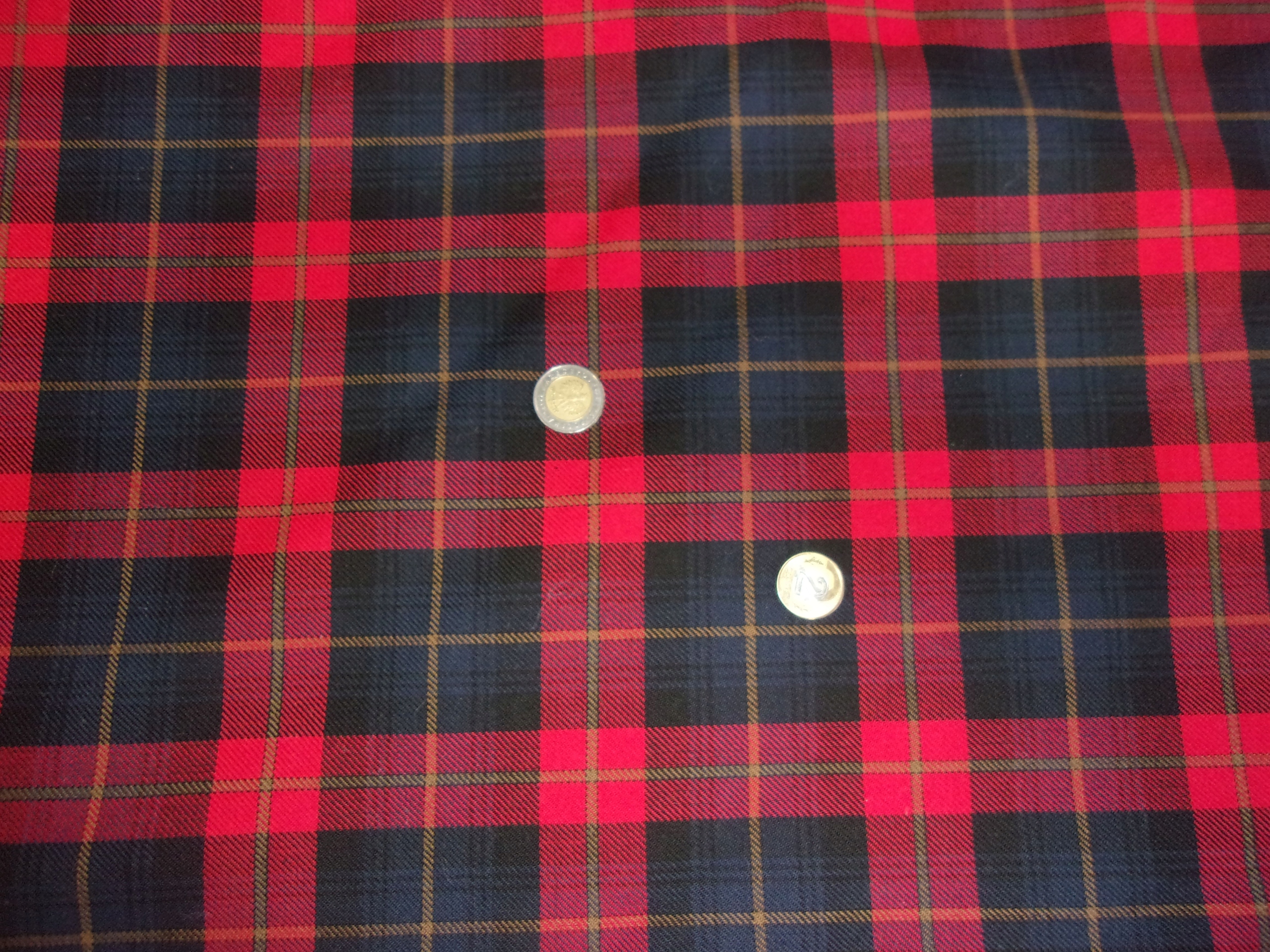 italská vlna s barevnou mřížkou