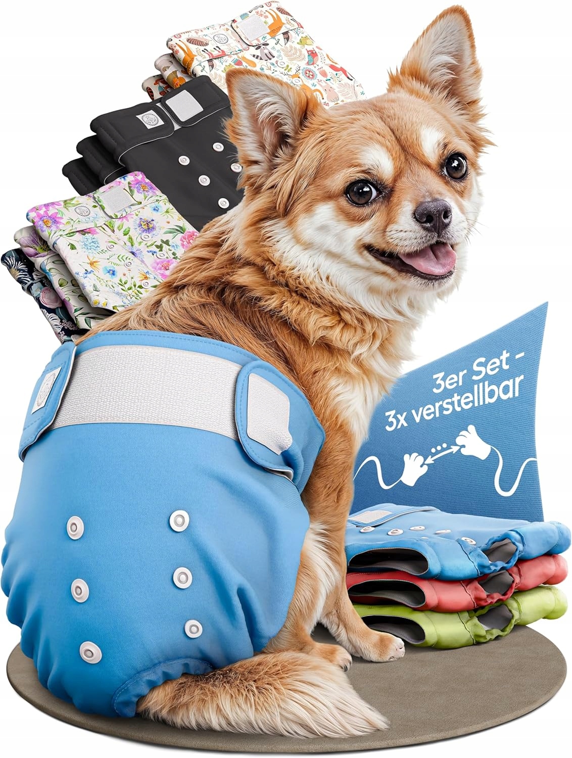 Levně Absorpční Plenky Pampers Pro Psy Feny Šetrné K Životnímu Prostředí 3 Kusy