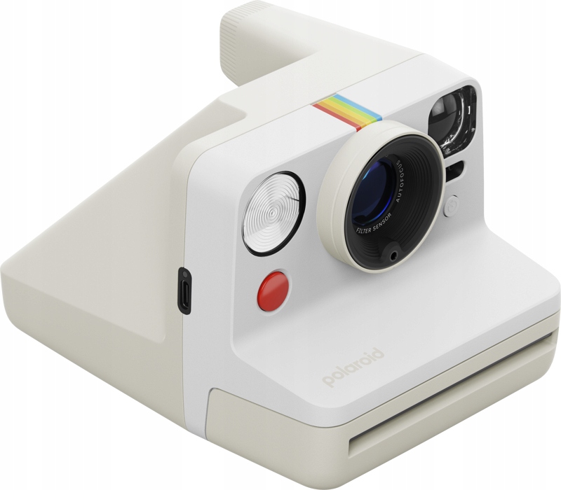 Instantní fotoaparát Polaroid Now Gen 3 Bílý pro bleskové fotografie