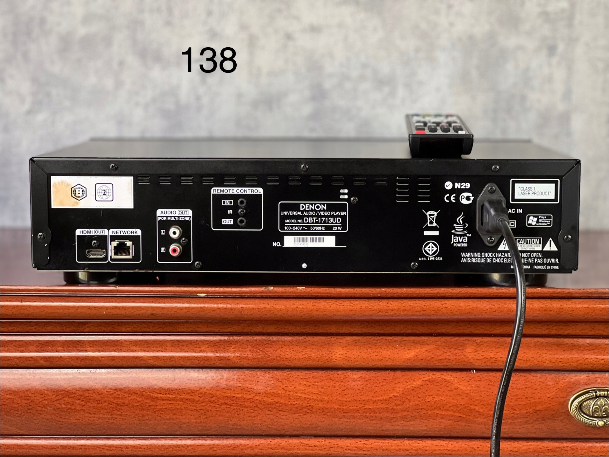 Odtwarzacz Blu-ray Denon DBT-1713UD • Cena, Opinie - Allegro