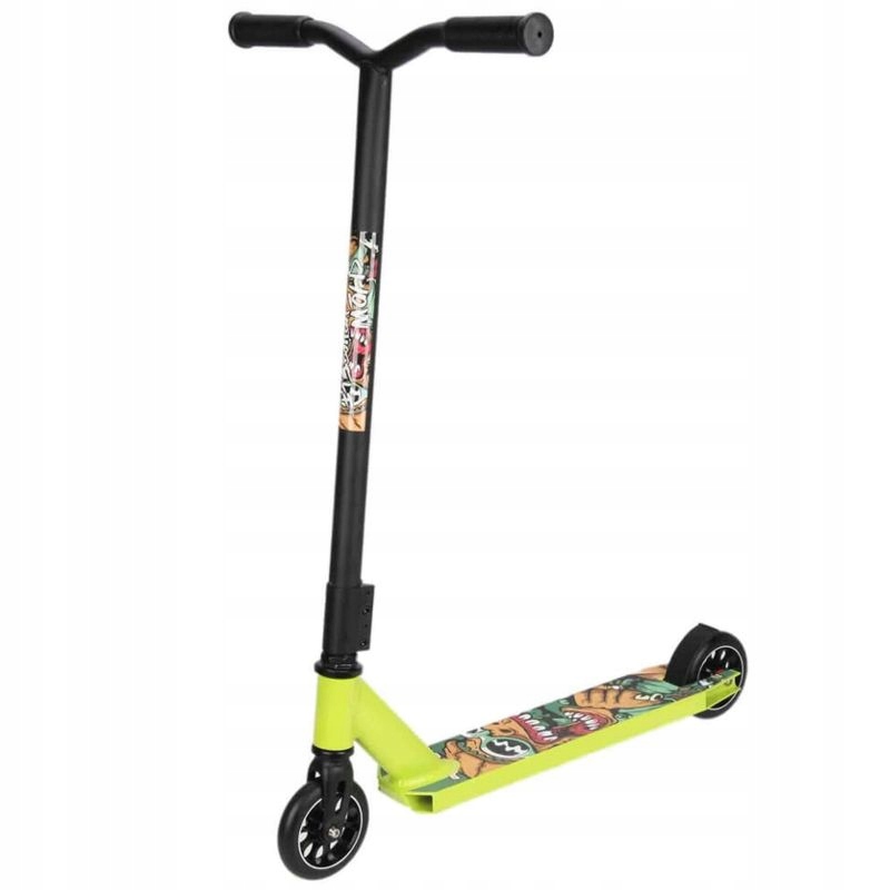 Hulajnoga wyczynowa Stunt Foxter New Green do 100 kg łożyska ABEC-7