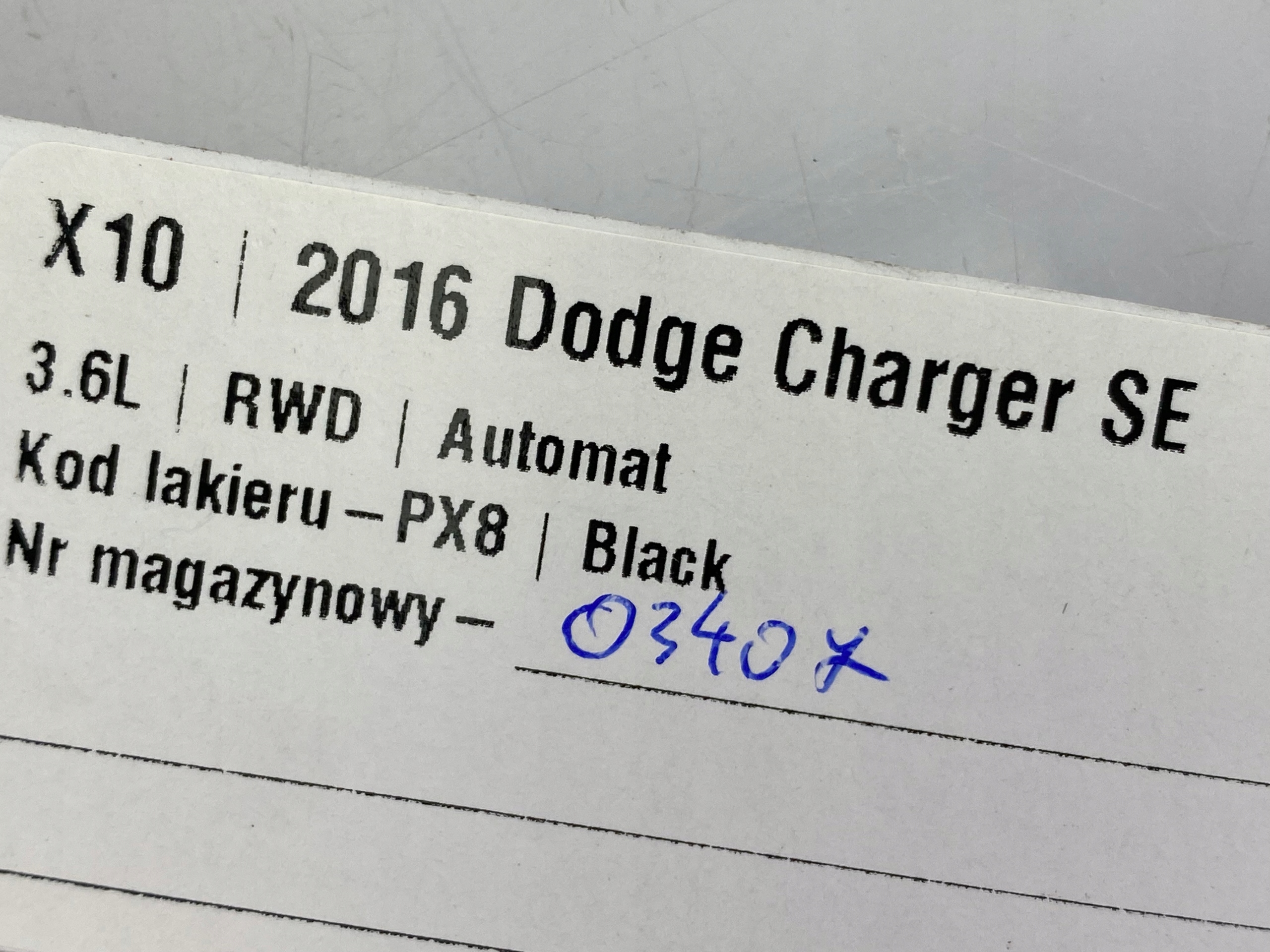 prijenos kabel masowy Dodge Charger 2015+ USA
