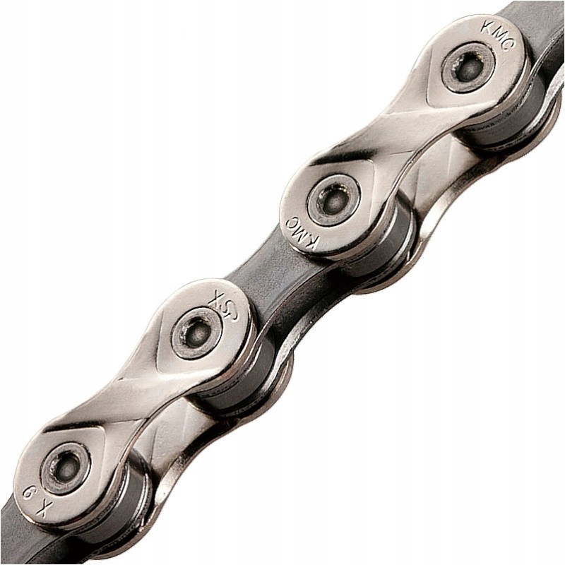 

Łańcuch rowerowy Kmc X9 1/2x11/128 116og 9rz szary