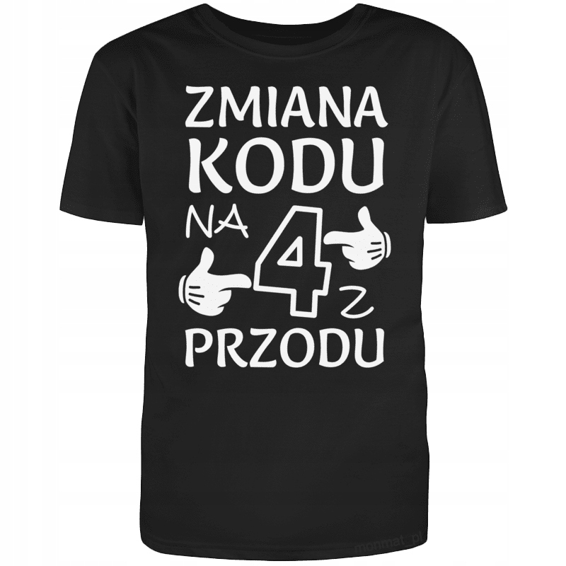 

Koszulka Urodziny 40 Zmiana Kodu Na 4 Z Przodu XL
