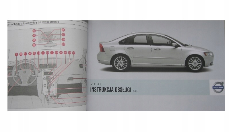 VOLVO S40 2007-2012 польское руководство Volvo S40 II