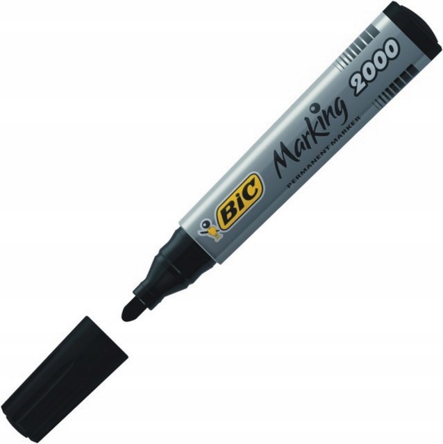 

Marker permanentny Bic 2000 okrągły czarny
