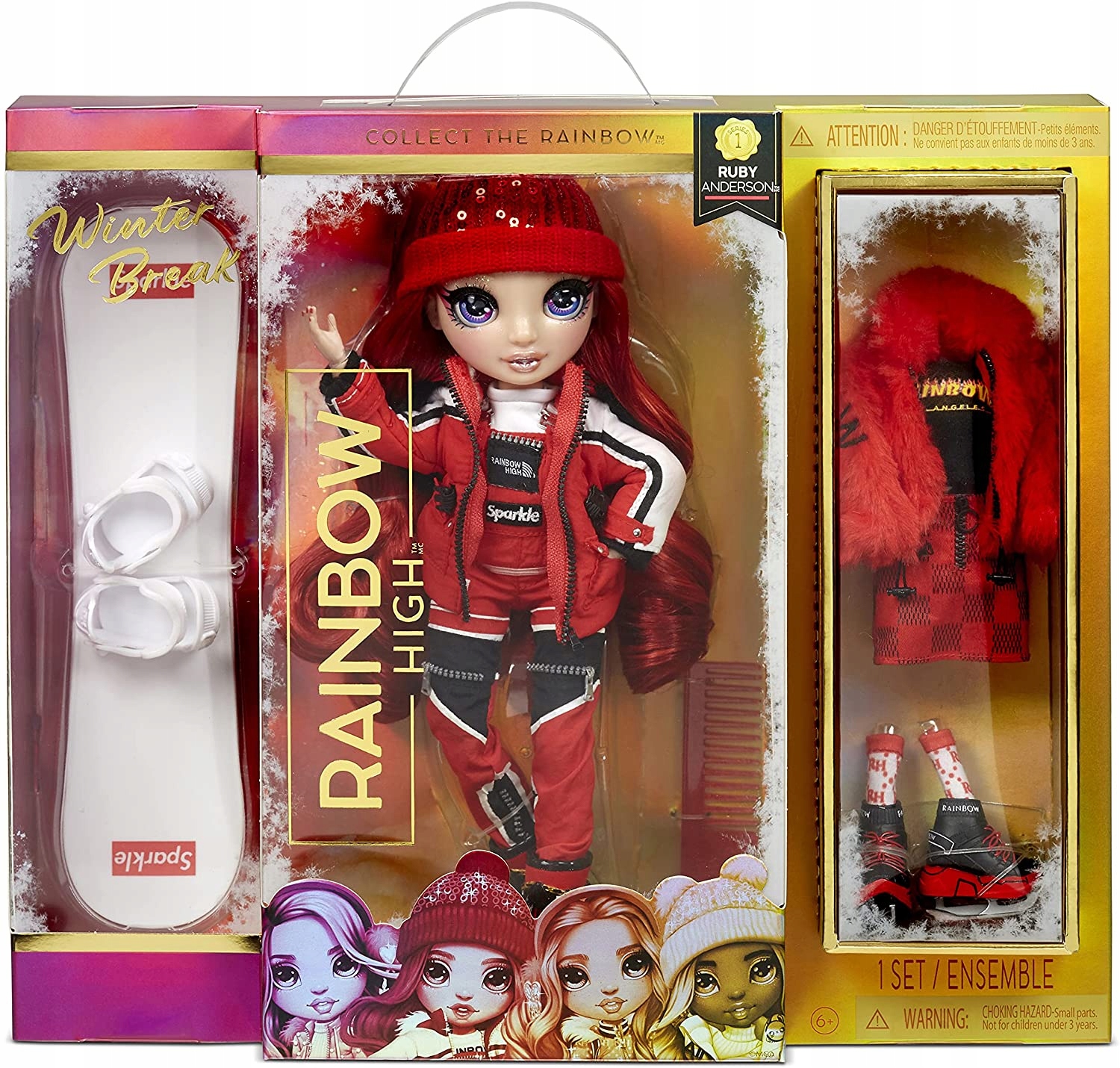 

Rainbow High Lalka Ruby Anderson Winter Break