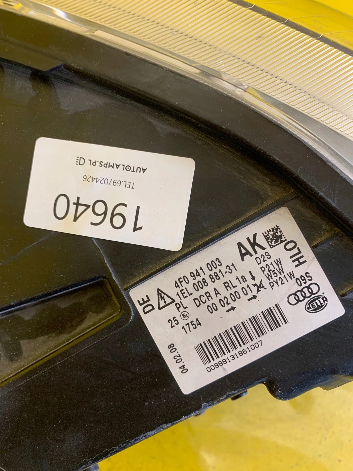 light left front AUDI A6 C6 4F0 BI-XENON 4F0941003