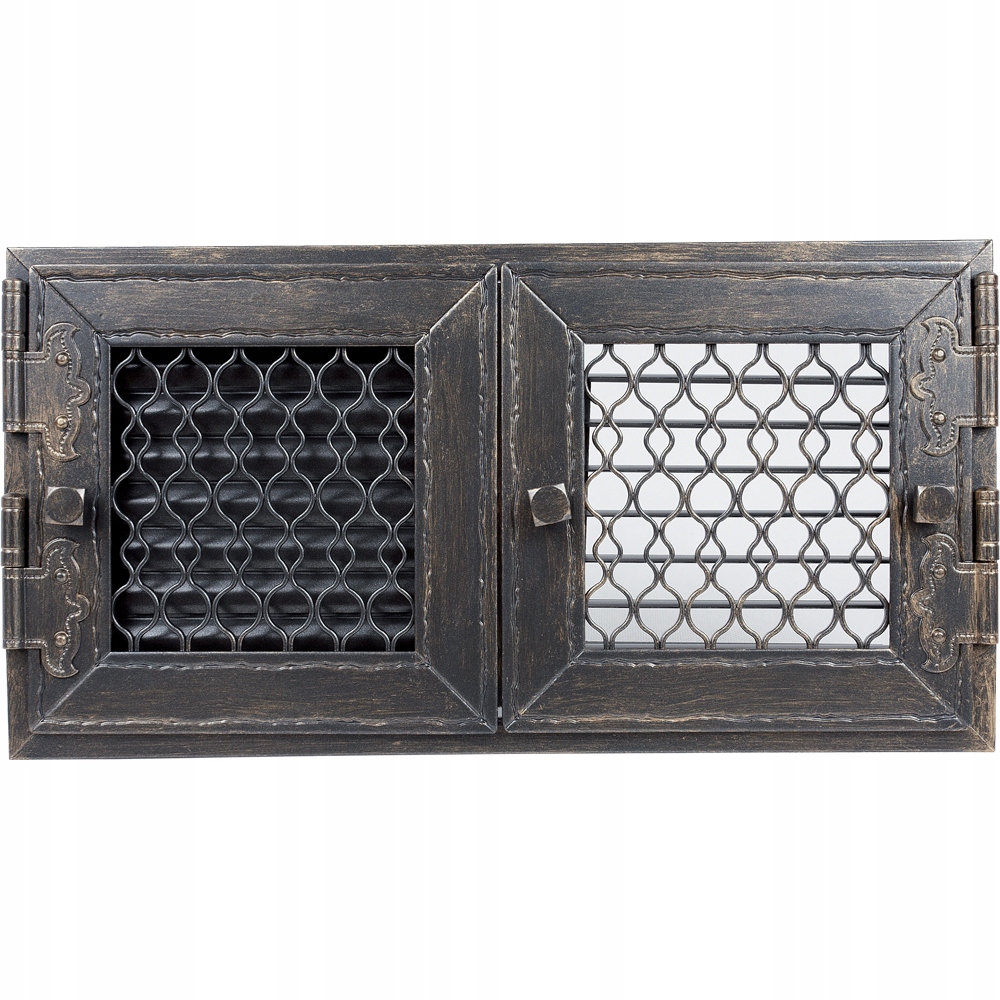 Ventilační mřížka do krbu Retro 17 grafitová
