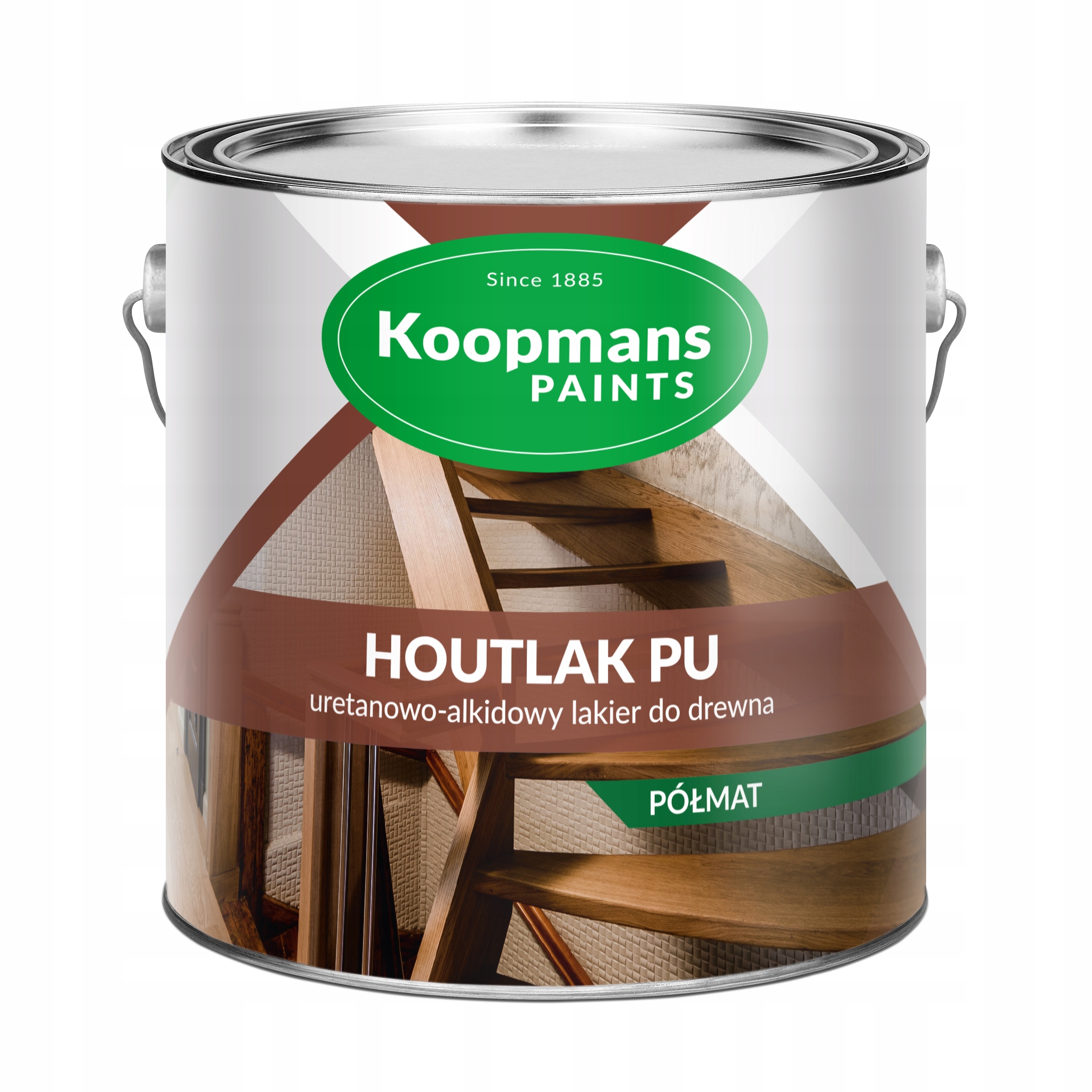 Koopmans Houtlak Pu Lak Na Dřevo 2,5 L Polomatný