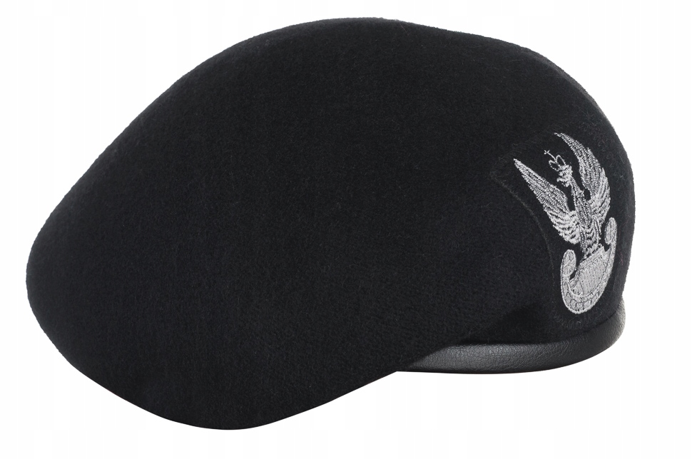 BERET Tłoczony SIŁ SPECJALNYCH z ORŁEM Czarny 59 Rozmiar 59