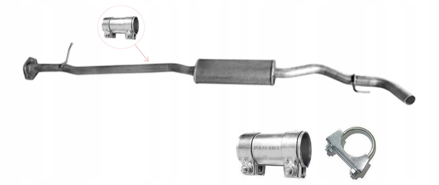 Nissan X-trail 2.0 104 kW 4WD 2WD (od 03/2007) Tlumič