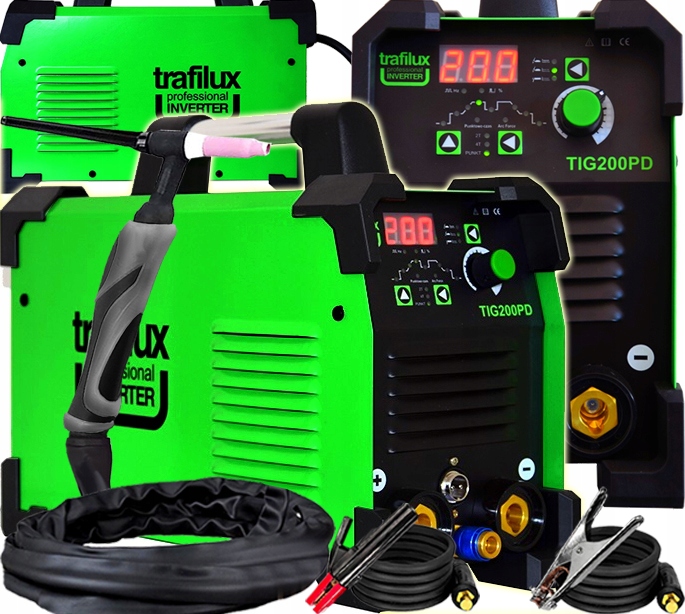 Spawarka Inwerterowa Trafilux Tig 200 Pd DC Puls 230V Mma Spot 200A