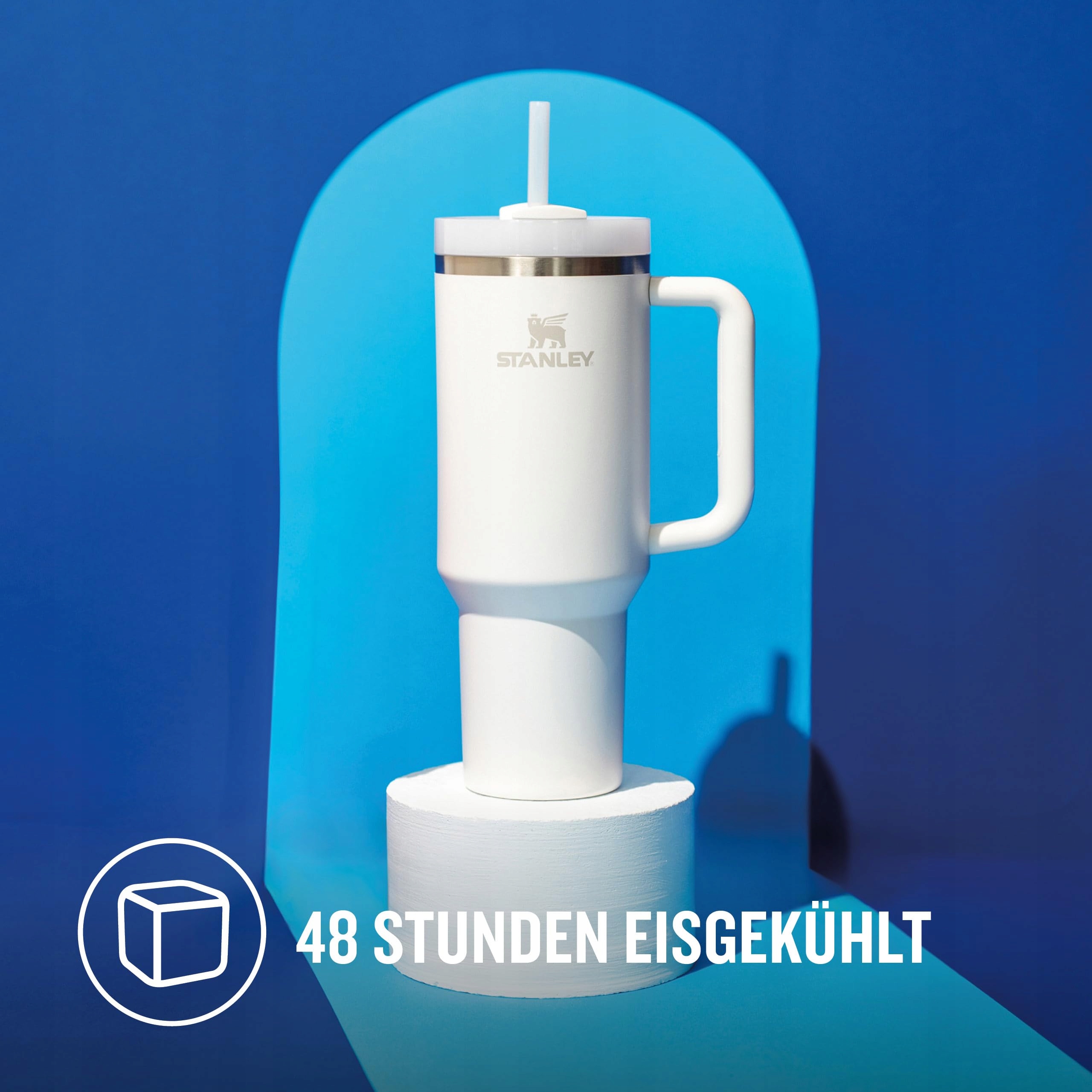STANLEY QUENCHER H2.0 KUBEK TERMICZNY 1.2L ZE SŁOMKĄ STAL NIERDZEWNA — miniatura 3