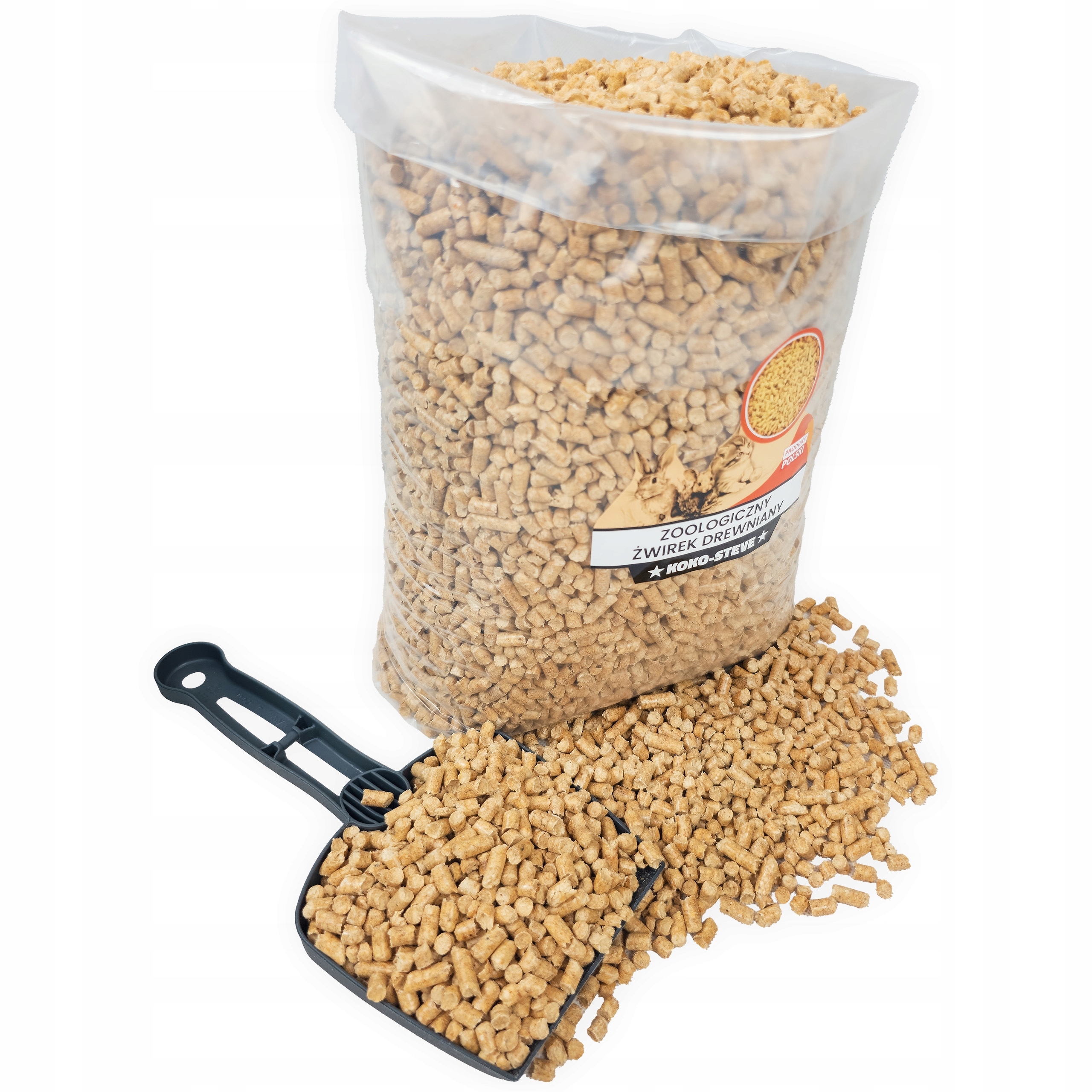 Levně Stelivo Světlé Dřevěné Pelety 30 Kg Pro Kočky Hlodavce Králíka Prasátka Křečka