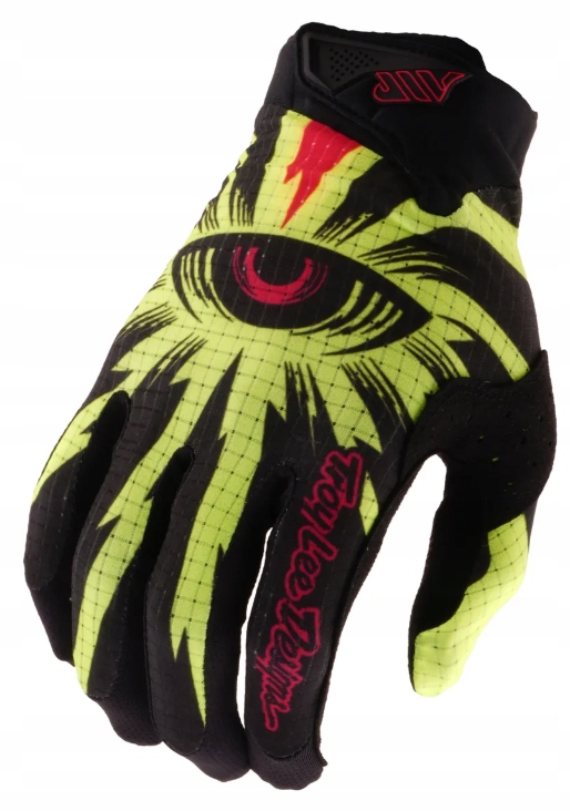 Rękawiczki Rowerowe Troy Lee Designs Air Cyclops Flo Yellow Rozmiar M
