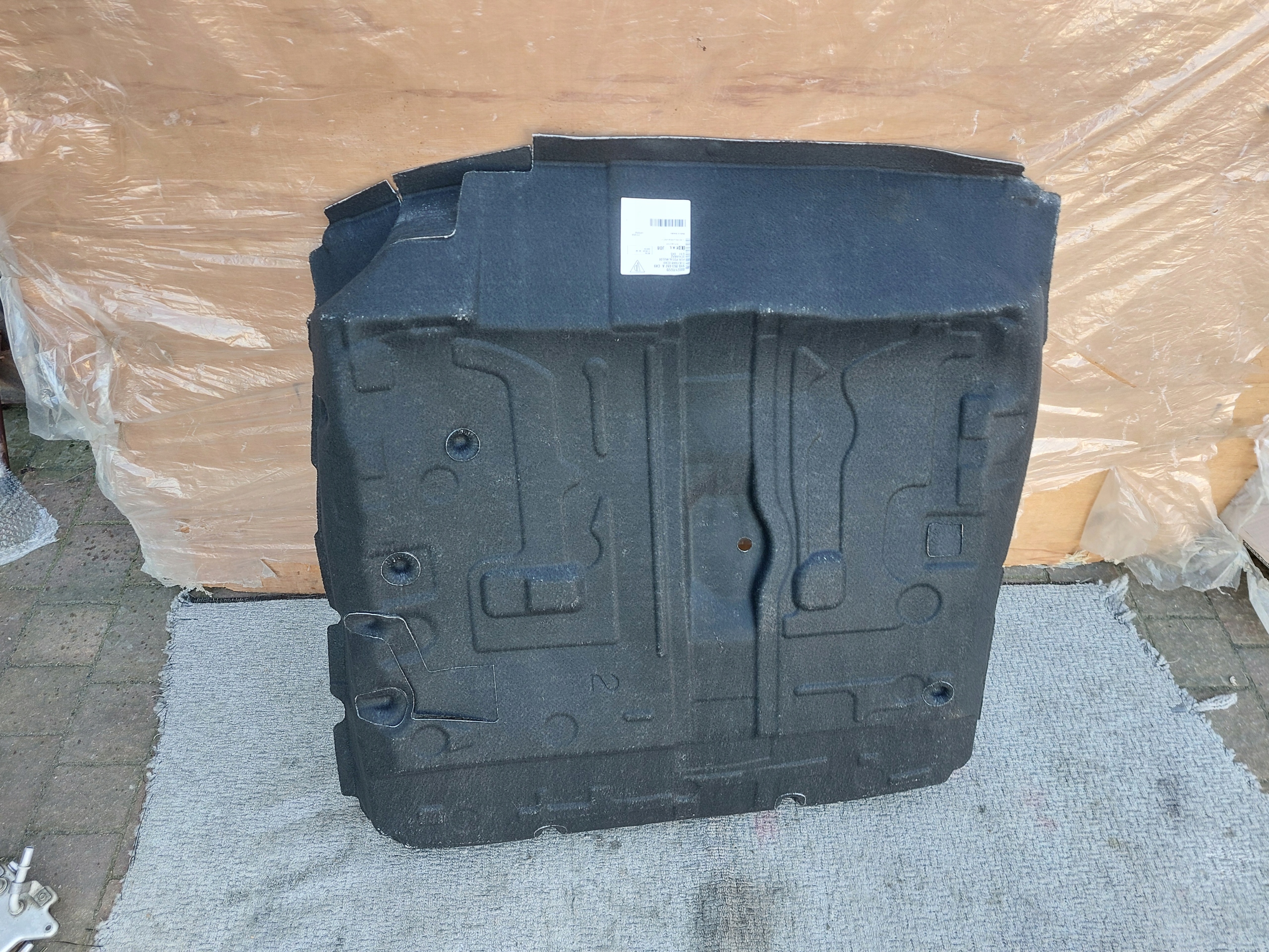 floor boot mats PORSCHE CAYENNE III 22r 9Y 9Y0863697A