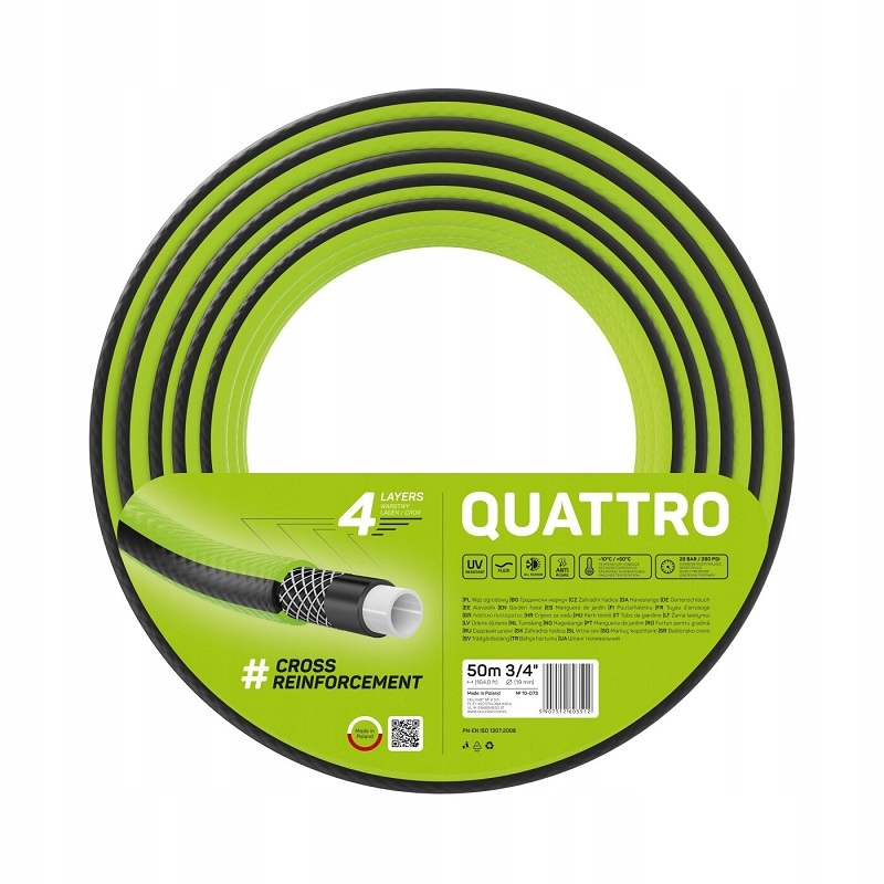 Cellfast Záhradná hadica 50 m Quattro 3/4'' 10-073